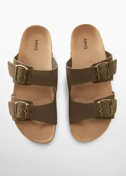 Sandalias Bio Khaki Talla 44 Hombre Mango