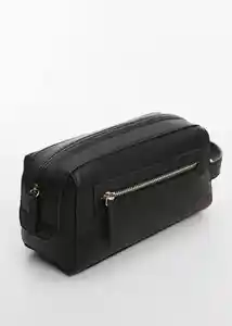 Bolso Toiletxs Negro Talla 99 Hombre Mango