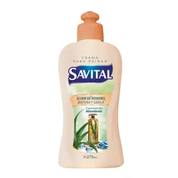 Crema Peinar Savital Elixir Romero Biotina
