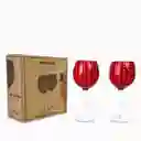 Copa Perlé Roja 530 mL Ambiente Gourmet