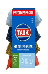 Pack Esponjas X4 Inox Delicada P Task 1050467