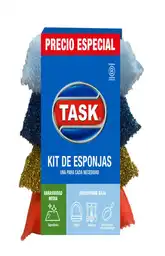 Pack Esponjas X4 Inox Delicada P Task 1050467