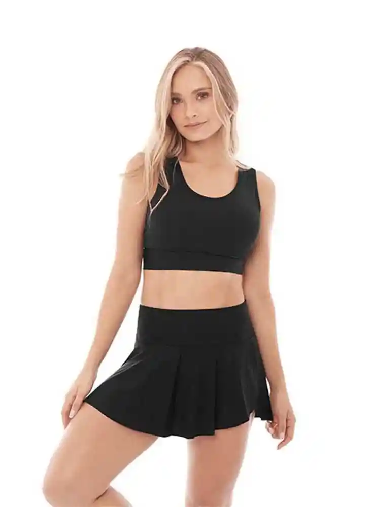 Panty Falda Baño Xl-negro