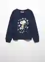 Sudadera Shug Niñas Navy Talla 6 Mango