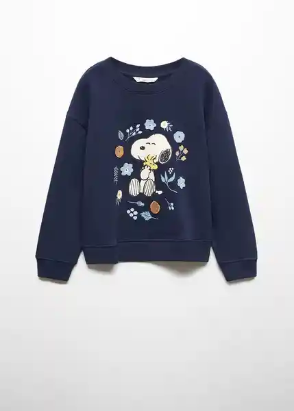 Sudadera Shug Niñas Navy Talla 6 Mango