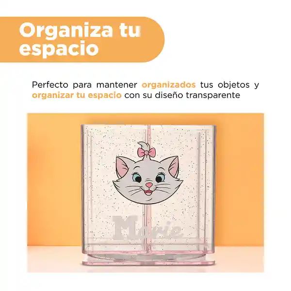 Organizador de Plástico Giratorio Rosa Miniso