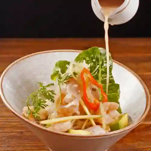 Ceviche Pescado, Camaron, Mango