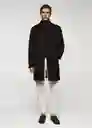 Abrigo Parka Bonet Negro Talla M Hombre Mango