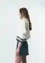 Tejido Mujer Crudo Puro Claro Talla S 583G057 Naf Naf