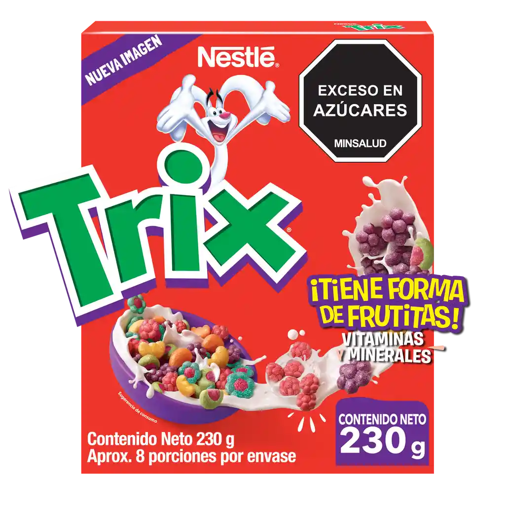 Cereal TRIX con forma de frutitas x 230g