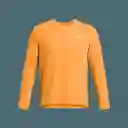 Under Armour Camiseta Streaker Long Sleeve Hombre Naranja MD