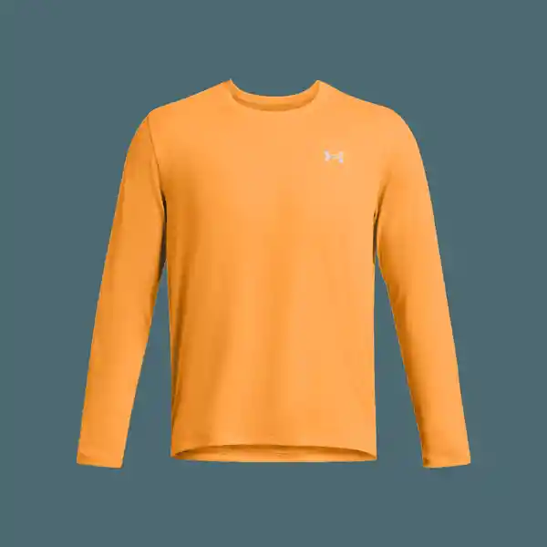 Under Armour Camiseta Streaker Long Sleeve Hombre Naranja MD