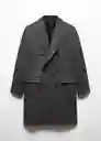 Abrigo Gala Gris Talla M Hombre Mango