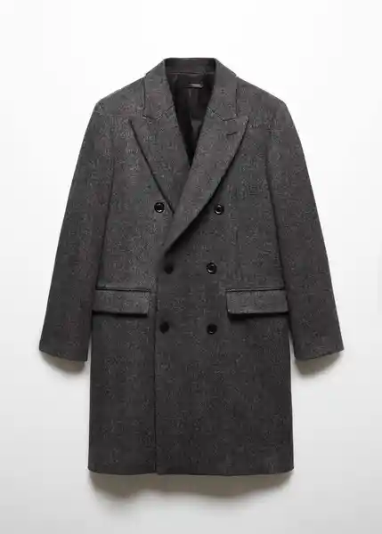 Abrigo Gala Gris Talla M Hombre Mango