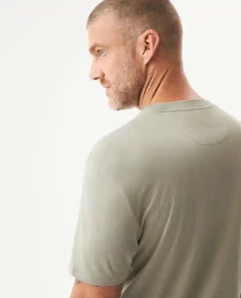 Camiseta Básica Cuello U Verde Myrica Oscuro XL Chevignon