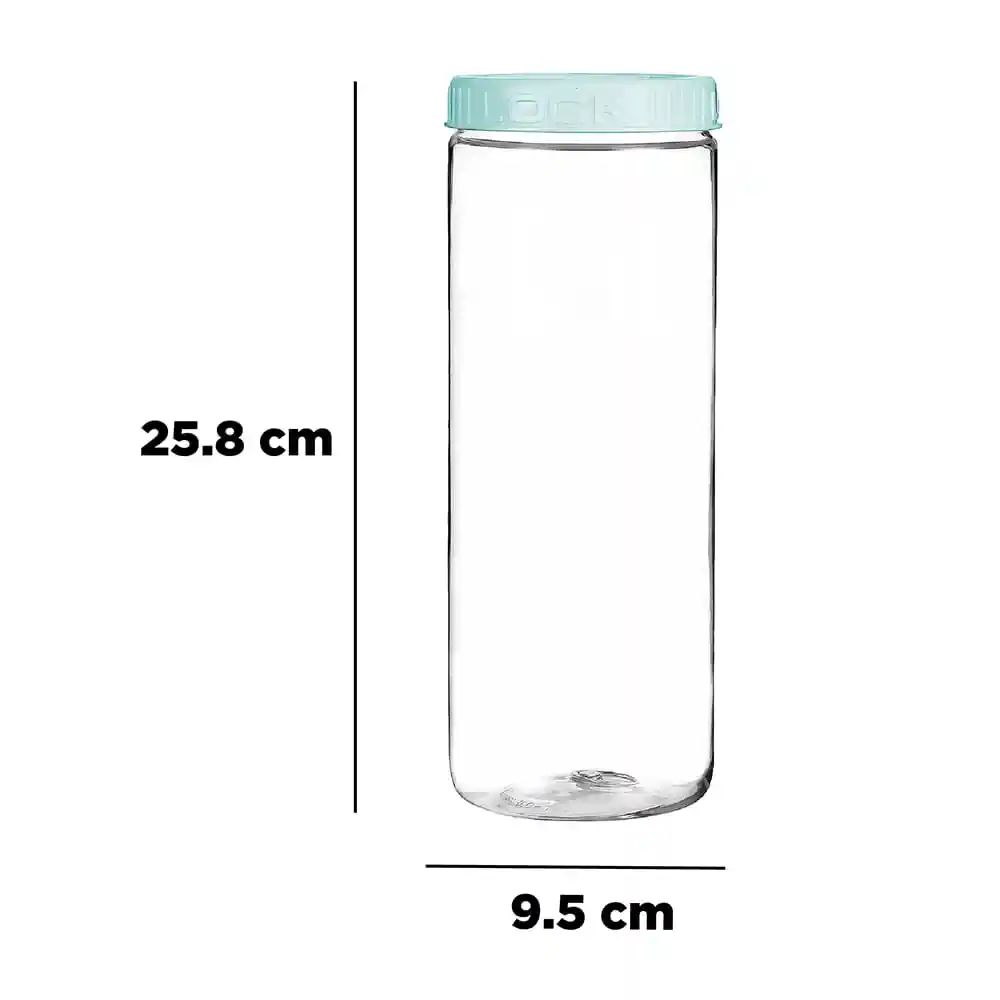 Miniso Contenedor Sellado Verde 1600 mL