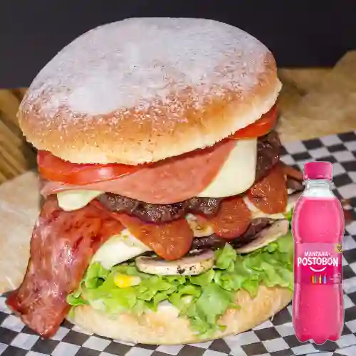 Combo Hamburguesa Big + Manzana 250 ml