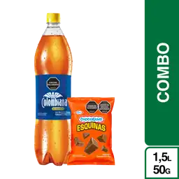 Combo Chocorramo Esquinas 50 g + Colombiana Cero 1.5 L