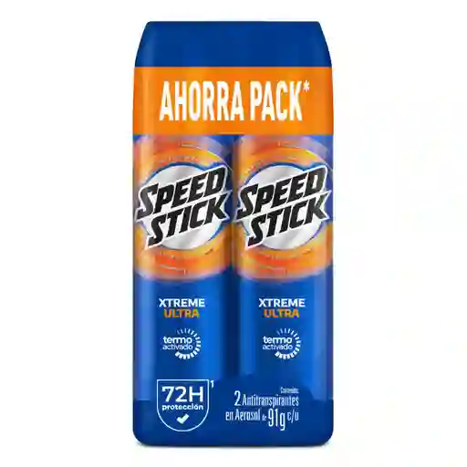 Desodorante Hombre Speed Stick Xtreme Ultra Spray 91 g x 2