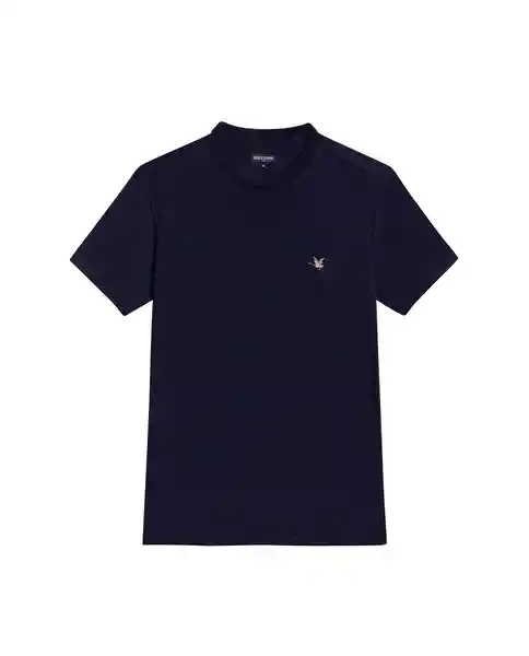 Camiseta Básica Cuello U Azul Dark Ultraoscuro S Chevignon