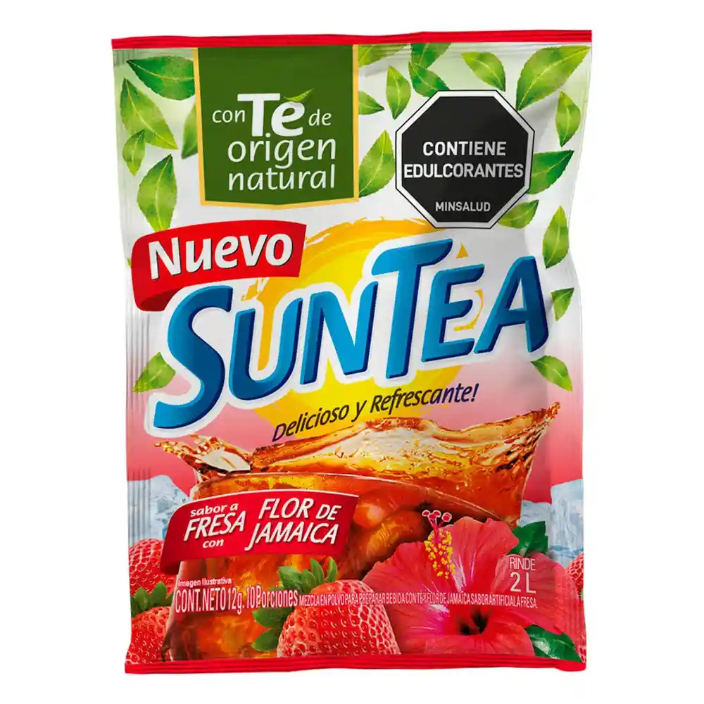 Suntea Mezcla Polvo Bebida té Flor Jamaica