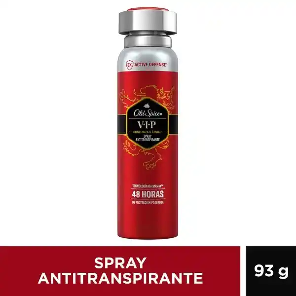 Old Spice VIP Spray Antitranspirante Confianza & Ambar