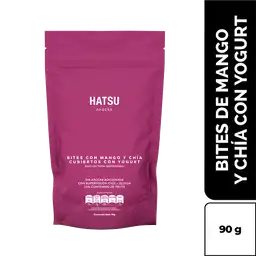 Hatsu Snack Mango Chía Cubiertos Con Yogurt 90 g