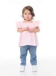 Baby Planet Blusa Ms Niña Rosado Talla 5T