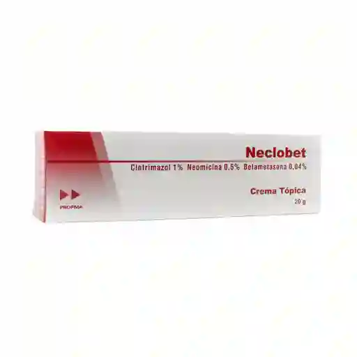 Neclobet 20 g (1 %/0.5 %/0.04 %)