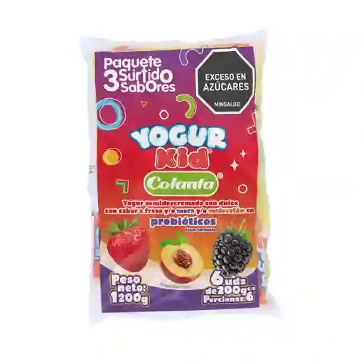 Colanta Yogur Kid Surtido