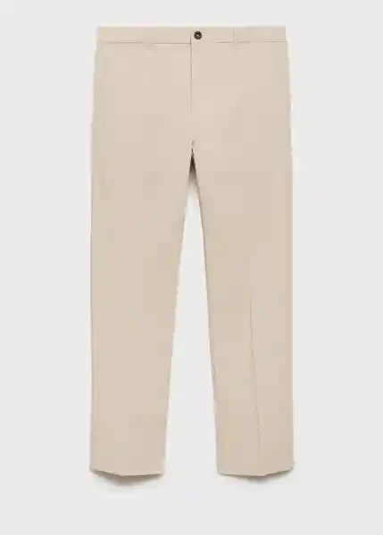 Pantalón Bologna Beige Talla 40 Hombre Mango