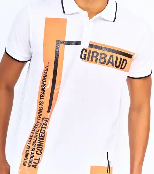 Girbaud Camiseta Polo Blanco Talla S 112214