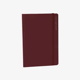 Cuaderno Papel de Piedra Rayado Rojo