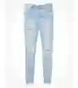 Jean Jegging Azul Talla 2 Short Mujer American Eagle