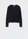 Saco Jersey Spring Negro Talla 20 Mango Girl Mango