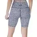 Pantaloneta Houndstooth Blanco y Negro Talla L Everlast