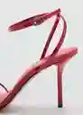 Sandalias Zazo Rojo Talla 37 Mujer Mango