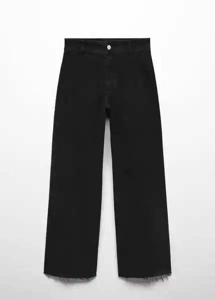 Pantalón Jean Catherin Tejano Negro Talla 54 Mujer Mango