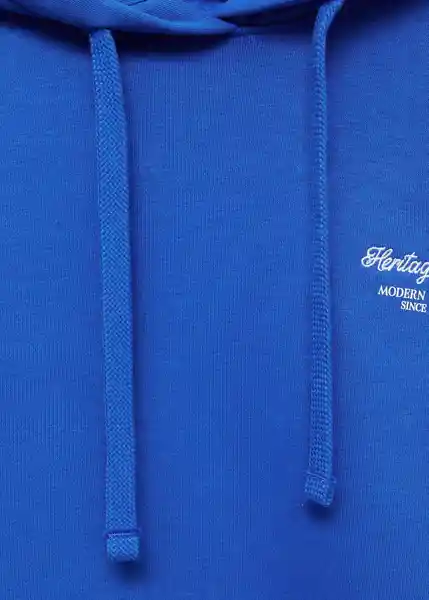 Sudadera Heritage Azul Talla 22 Teen Niñas Mango