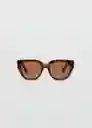 Gafas de Sol Musie Chocolate Talla 99 Mujer Mango