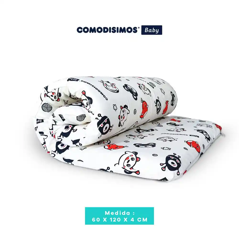 Colchoneta Pillow Pad Infantil 60x120x4 Estampado