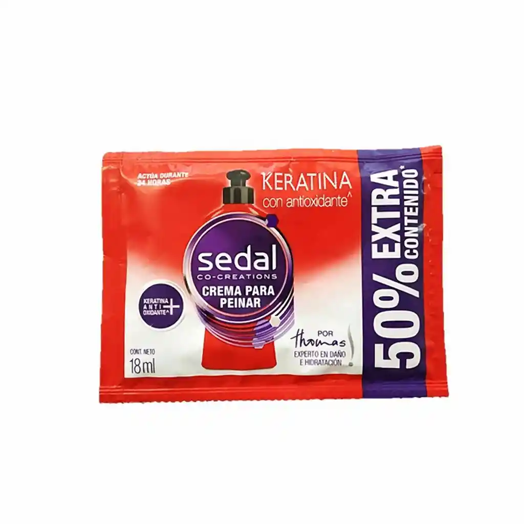 Sedal Crema Para Peinar Keratina