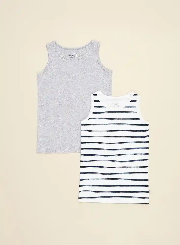 Camiseta Manga Sisa X 2 Bebe 9/12mese-surtido 6