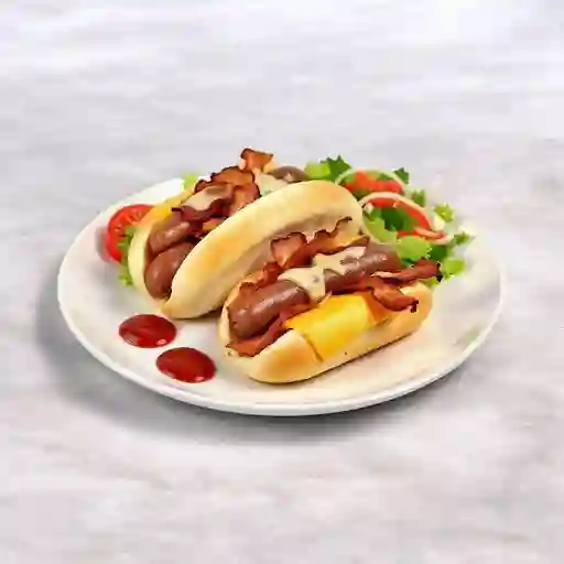 Perro Doble Salchicha