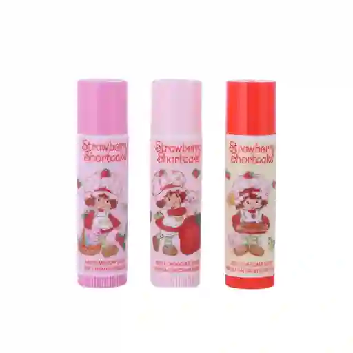 Set de Bálsamo Labial Serie Rosita Fresita Miniso