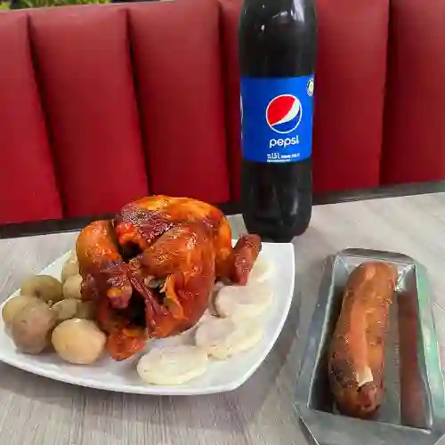 Combo Pollo Asado + Plátano + Gas 1.5L