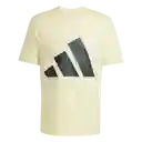 Adidas Camiseta Bl Sj Manga Corta Hombre Amarillo Talla M