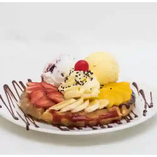 Waffle de Frutas