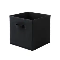 Miniso Cubo de Almacenamiento de Tela no Tejida Negro