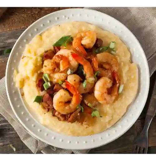 Shrimps & Grits// Camarones y Papilla